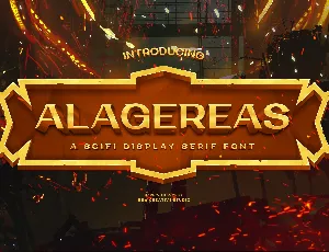 Alagereas Personal Use font