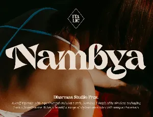 Nambya DEMO font