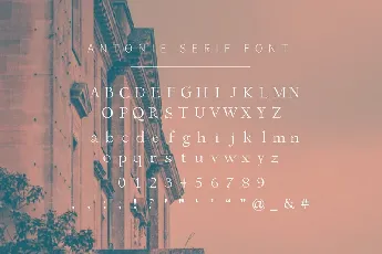 Antonie Classic Serif font