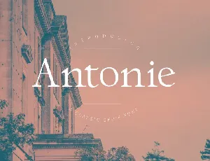 Antonie Classic Serif font