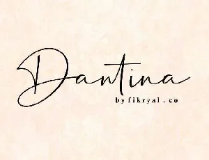 Dantina Handwritten Free font