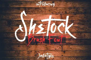 Shetock font