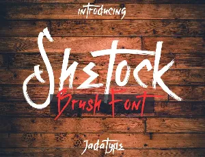 Shetock font