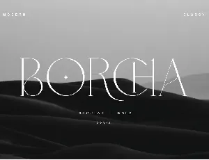 BORCHA font