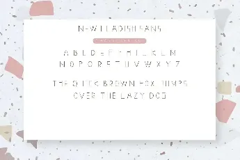 New GLADISHdemo font