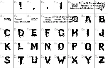 Blood Feast SW font