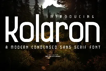 Kolaron Personal Use font