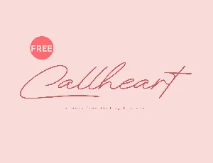 Callheart font