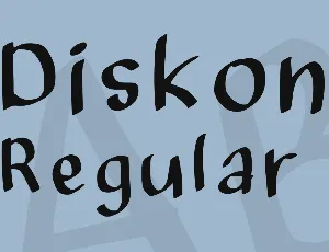 Diskon font