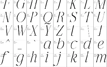 Modelista font