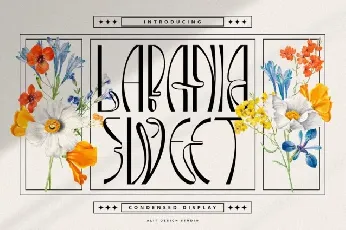 Lapania sweet font