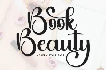 Book Beauty Calligraphy font