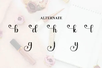 Book Beauty Calligraphy font