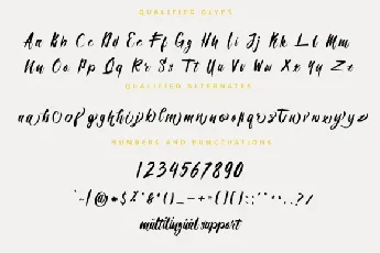 Qualified Script font