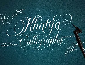 Khatija Calligraphy font