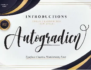 Autogradien font