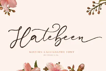 Hatebeen font