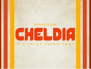 Cheldia Demo font