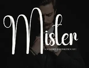 Mister Script font