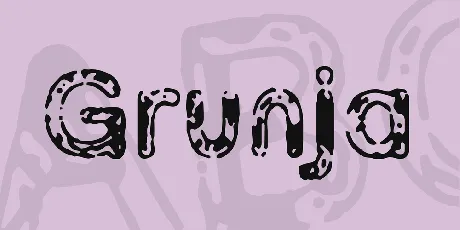 Grunja font