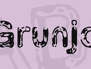 Grunja font