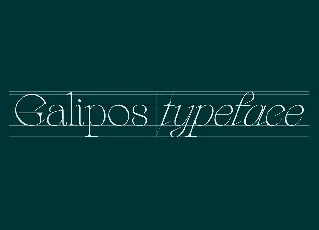 Galipos font