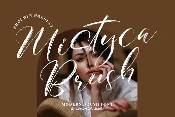 Mistyca Brush font