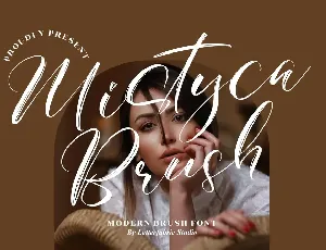 Mistyca Brush font