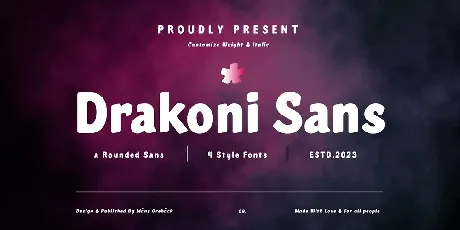 Drakoni Sans font