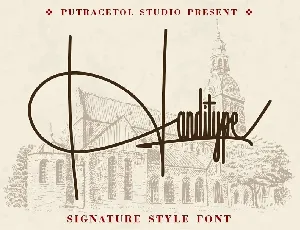 Handitype font