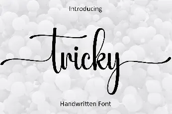 Tricky font