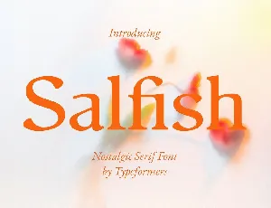 Salfish font