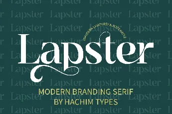 Lapster font