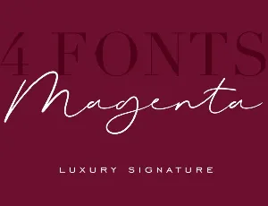 Magenta font