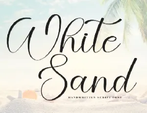 White Sand Script font