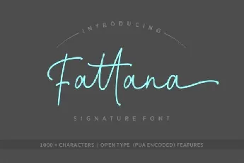 Fattana Script font