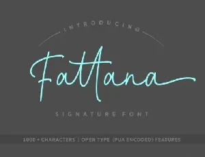 Fattana Script font