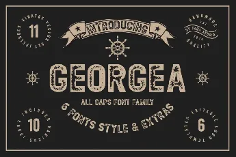 GEORGEA Typeface font