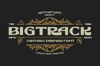 Bigtrack font