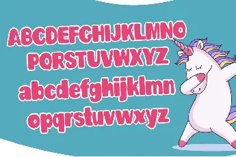 Unicorn Couple - Personal Use font