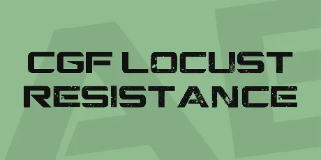 CGF Locust Resistance font