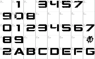 CGF Locust Resistance font