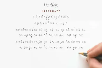 Vanellofa Demo font