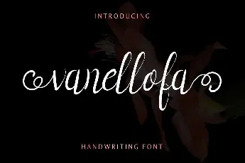 Vanellofa Demo font