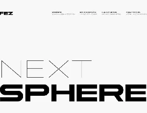 Next Sphere font