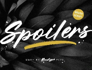 Spoilers font