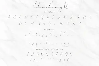 Extraordinary U Calligraphy font