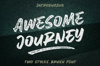 AweSomE JouRneY font