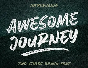 AweSomE JouRneY font