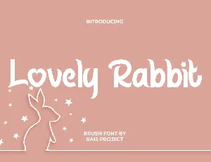 Lovely Rabbit Demo font